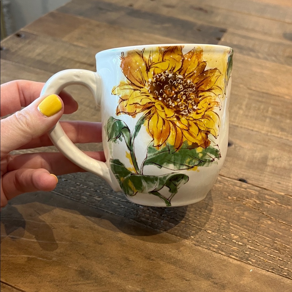 PIER 1 imports - sunflower blooms mug